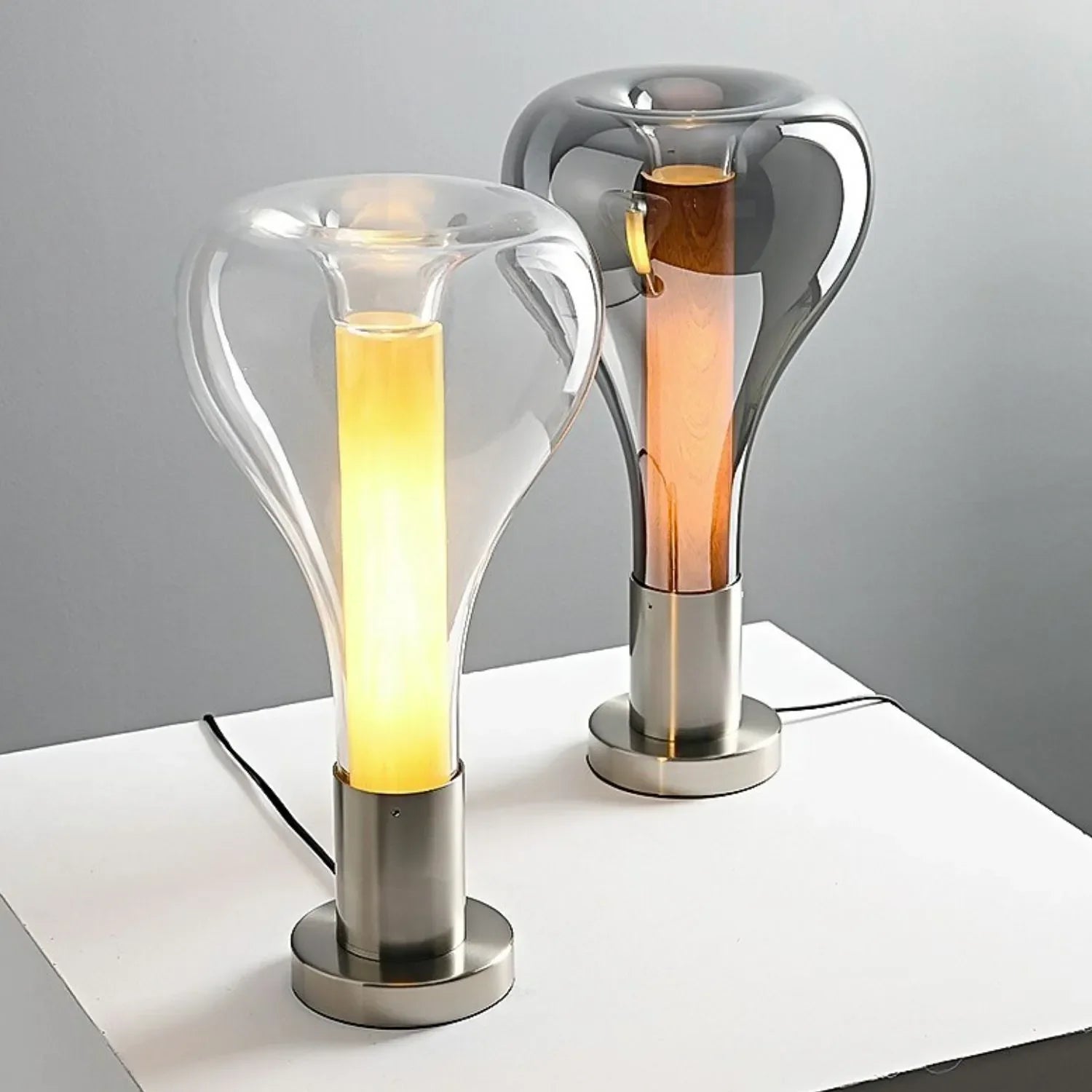 Modern Glass Lava Table Lamp