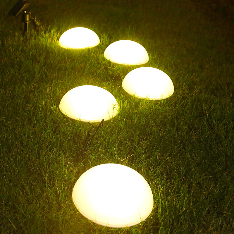 Modern Glass Pendant Garden Light with Cylindrical Shade