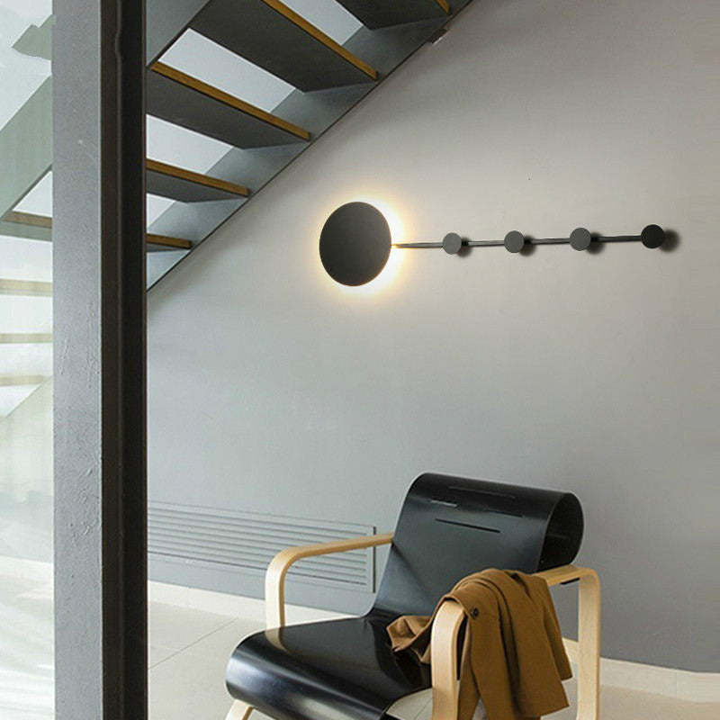 Modern LED Porch Wall Light With Hooks