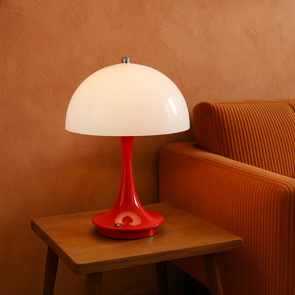 Modern Mushroom Table Lamp with Warm Ambient Glow