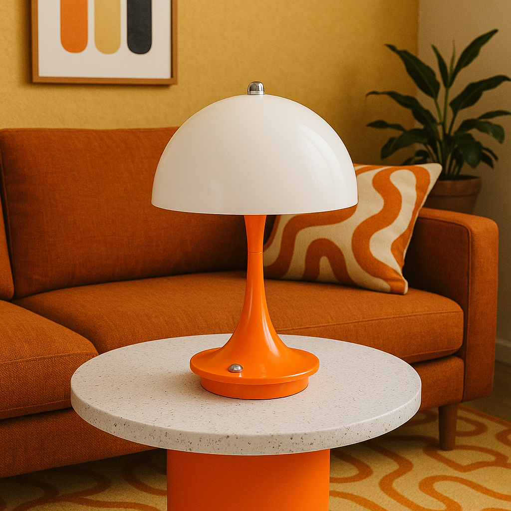 Modern Mushroom Table Lamp with Warm Ambient Glow