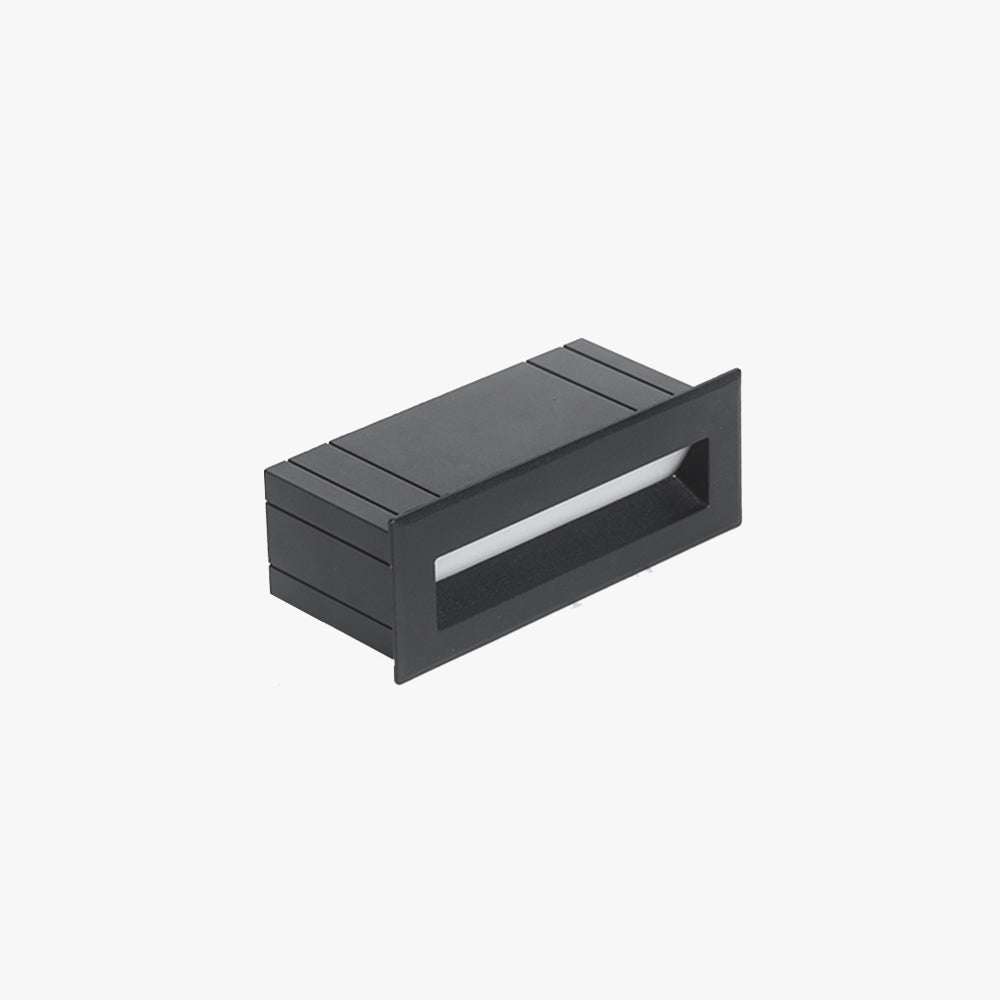Modern Outdoor Step Light with Slim LED Panel