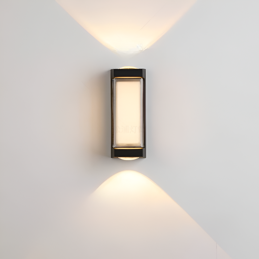 Modern Outdoor Wall Light with Up Down Glow