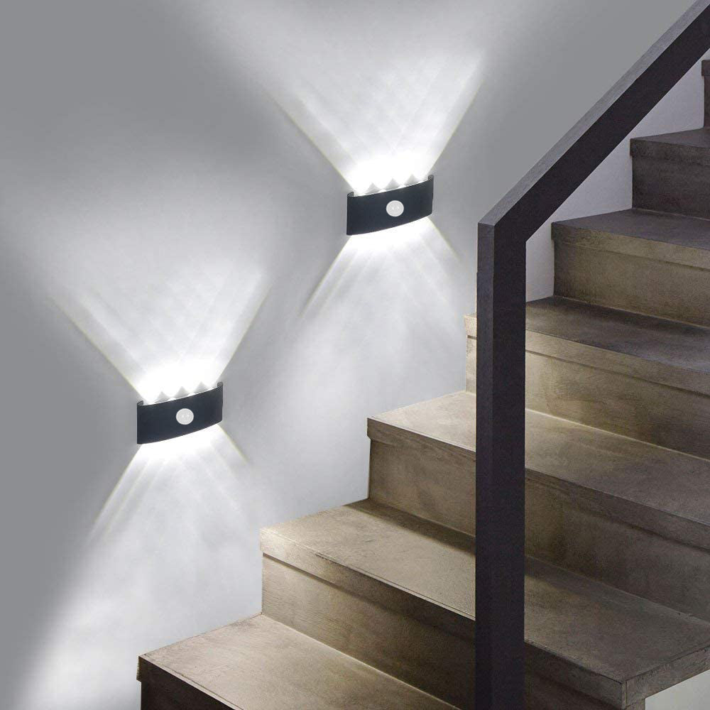 Modern Outdoor Wall Light with Up Down light Glow