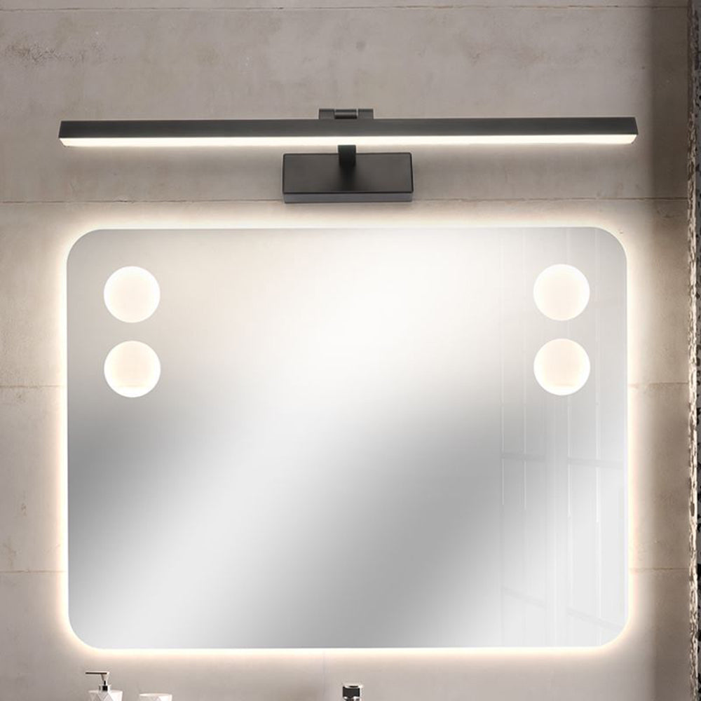 Modern White Vanity Wall Light with LED Bar