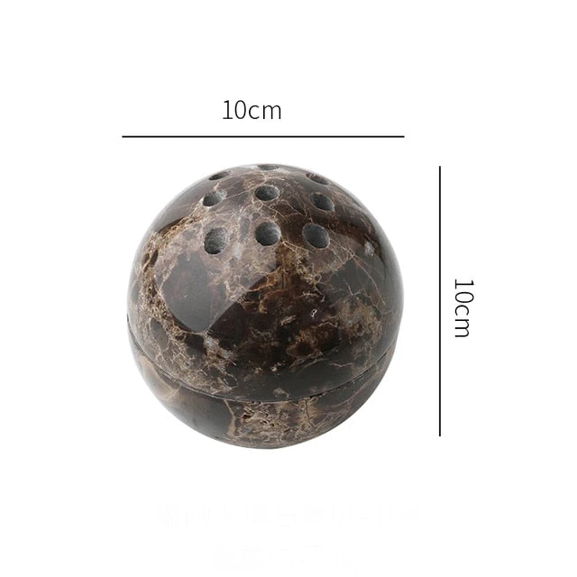 Natural Marble Incense Burner for Elegant Aromatic Ambience