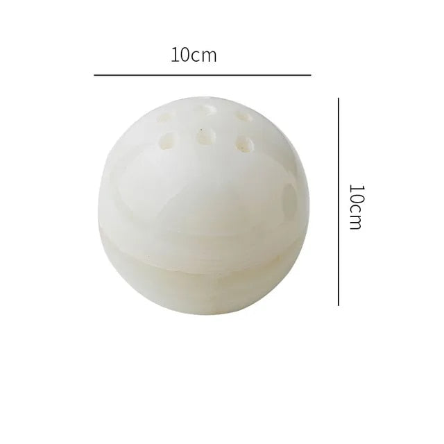 Natural Marble Incense Burner for Elegant Aromatic Ambience