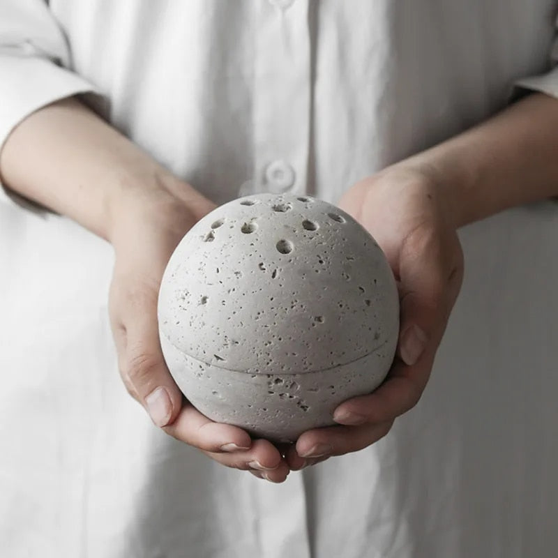 Natural Marble Incense Burner for Elegant Aromatic Ambience