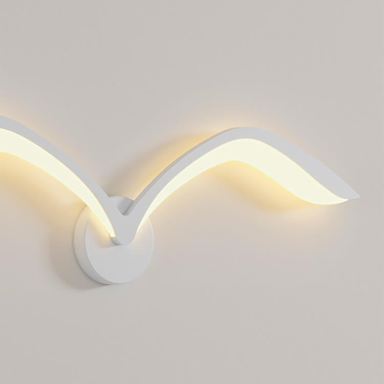 Nordic Seagull LED Wall Sconce with Scandinavian Minimalist Design