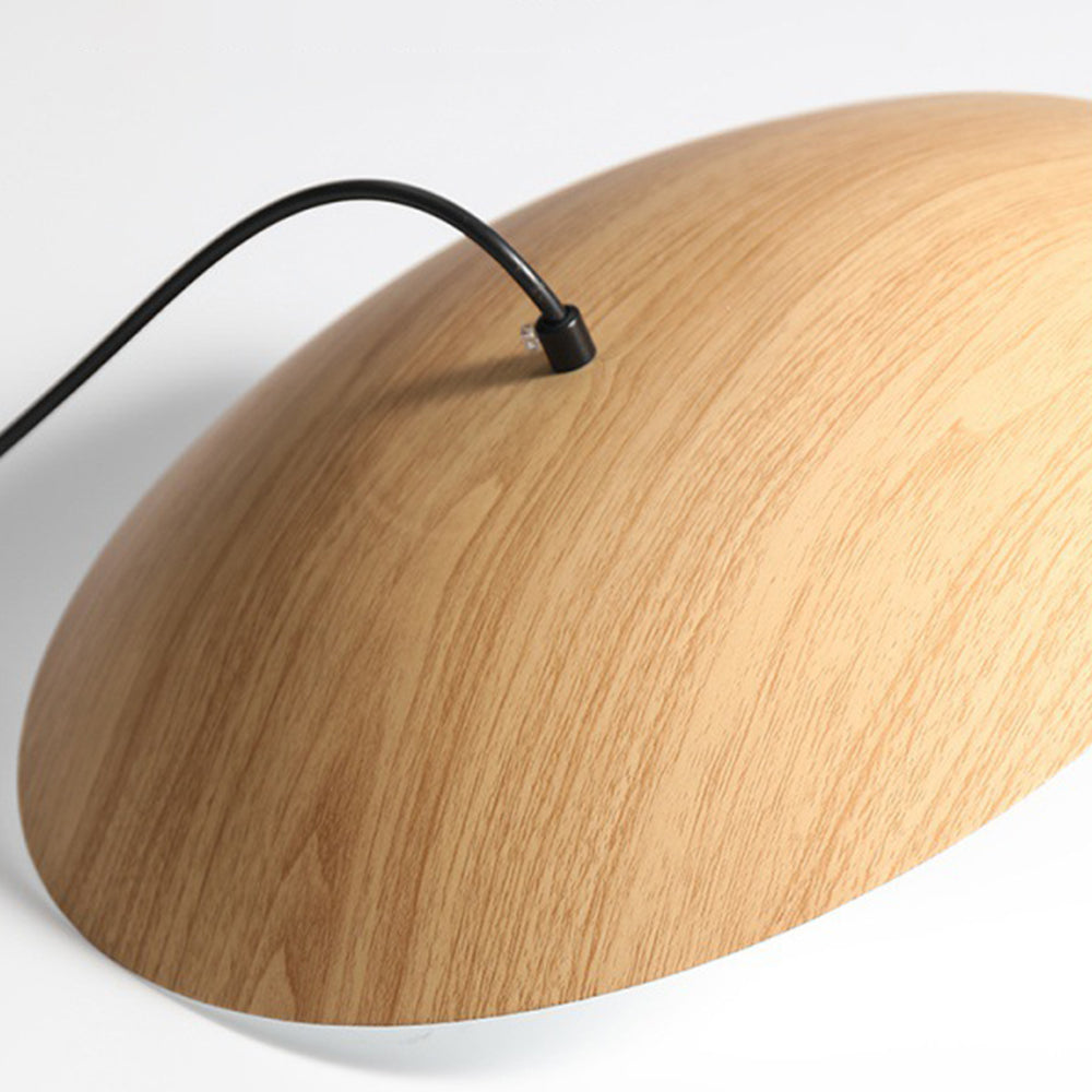 Nordic Wood Pendant Light with Floating Shade