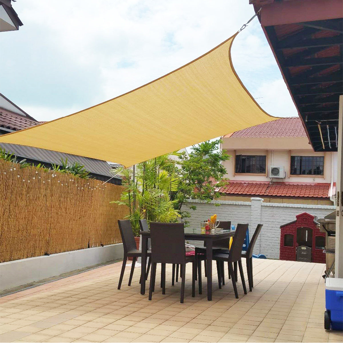 Outdoor Shade Sail Canopy UV Protection Cover