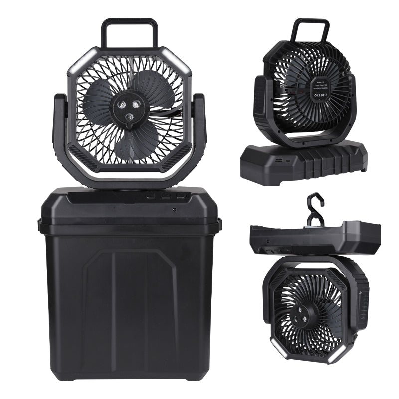 Portable Camping Fan with Mist Cooling for Outdoor Comfort Anywhere