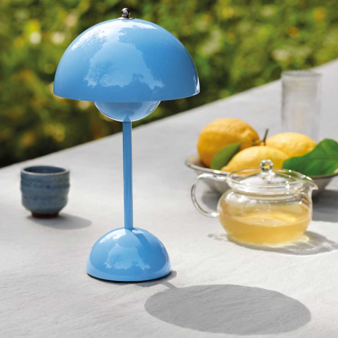 Retro Mushroom Table Lamp with Warm LED Glow