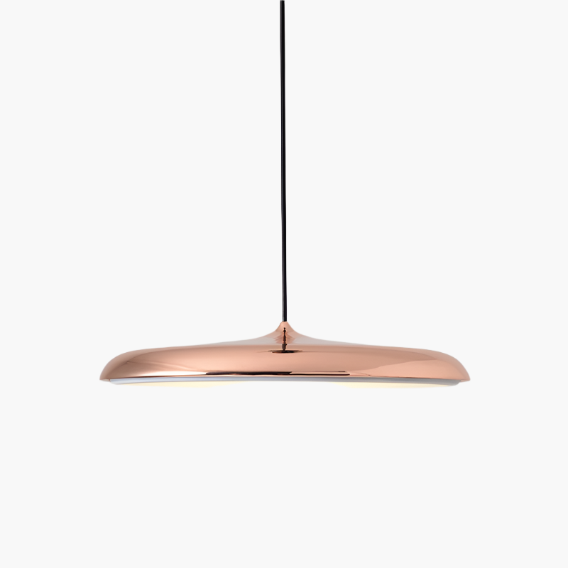 Scandinavian LED Pendant Light with Ultra Slim Disc Design