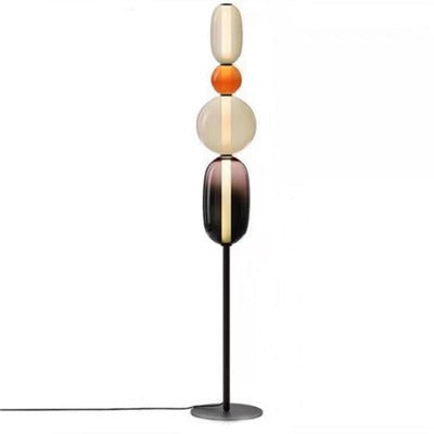 Sculptural Glass Table Lamp with Touch Dimming