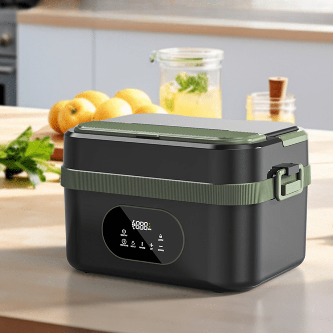 Self Heating Food Storage with Portable Design