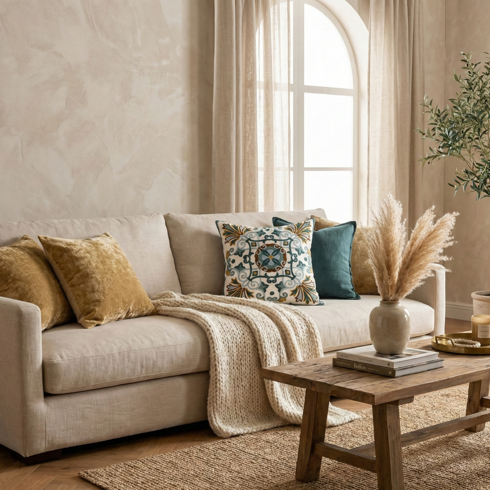 Soft Microfiber Cushion Cover for Everyday Comfort