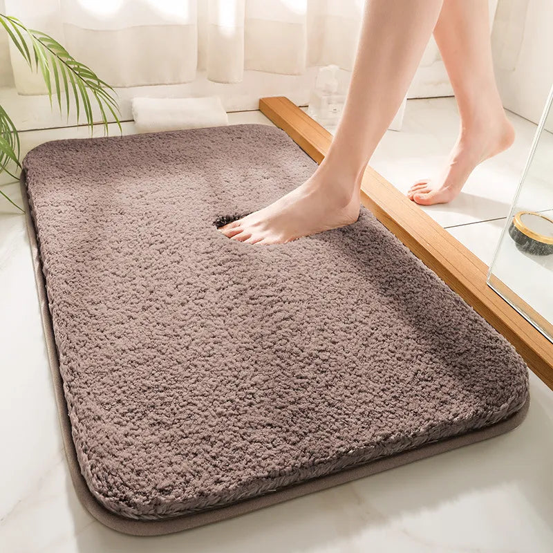Soft Shower Mats with Thick Absorbent Microfiber