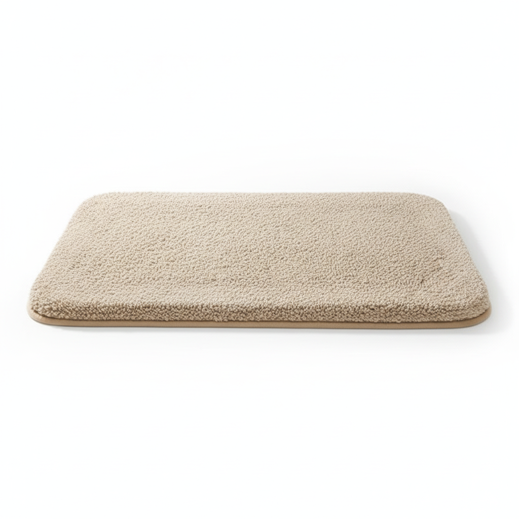 Soft Shower Mats with Thick Absorbent Microfiber