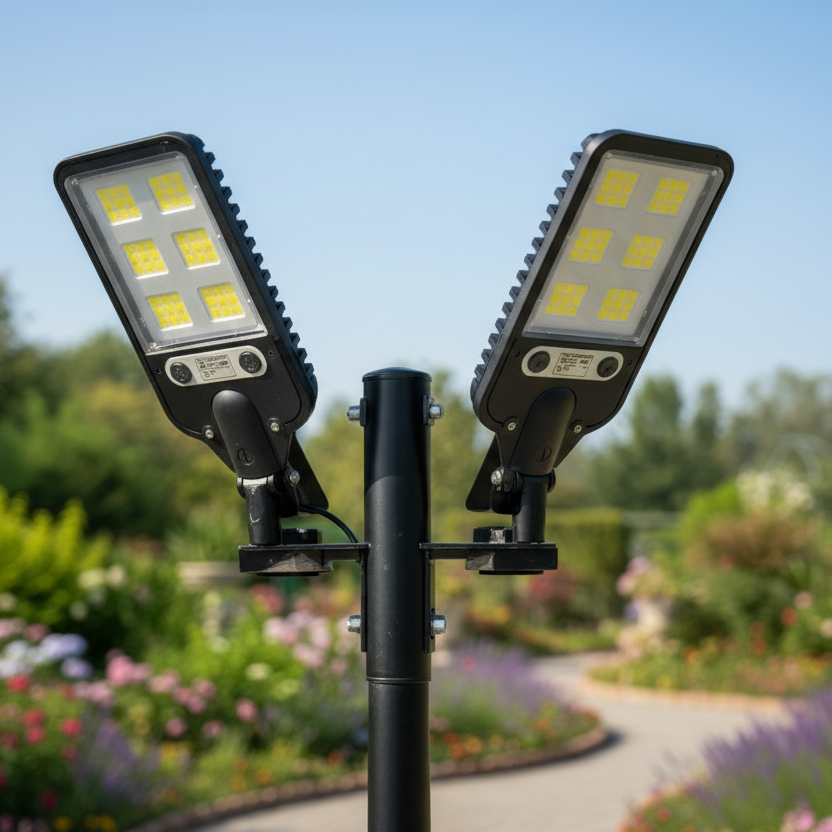 Solar Garden Security Light with Motion Sensor LED