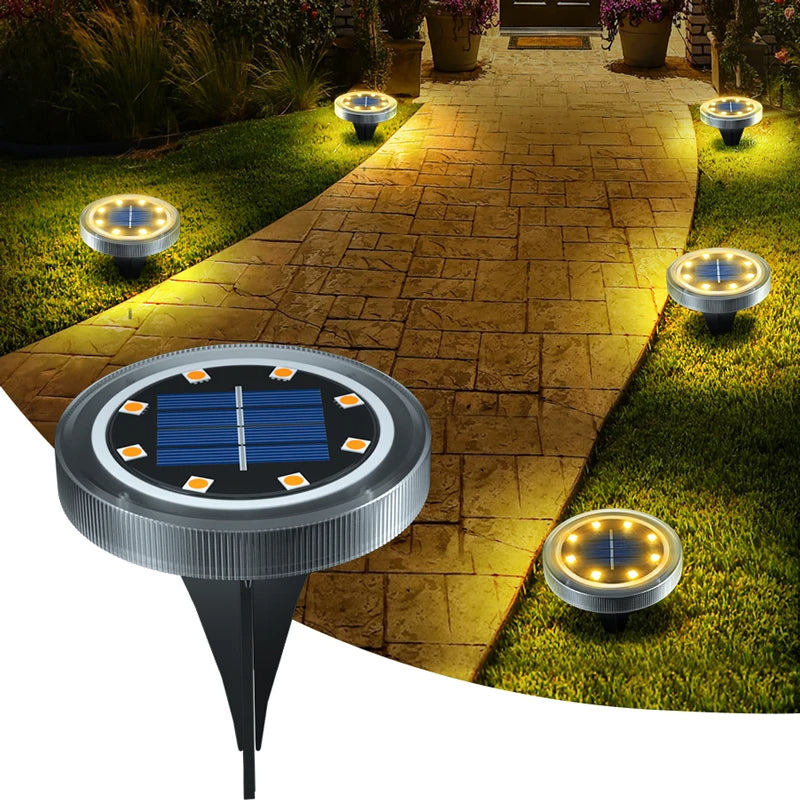 Solar Ground Garden Spotlights