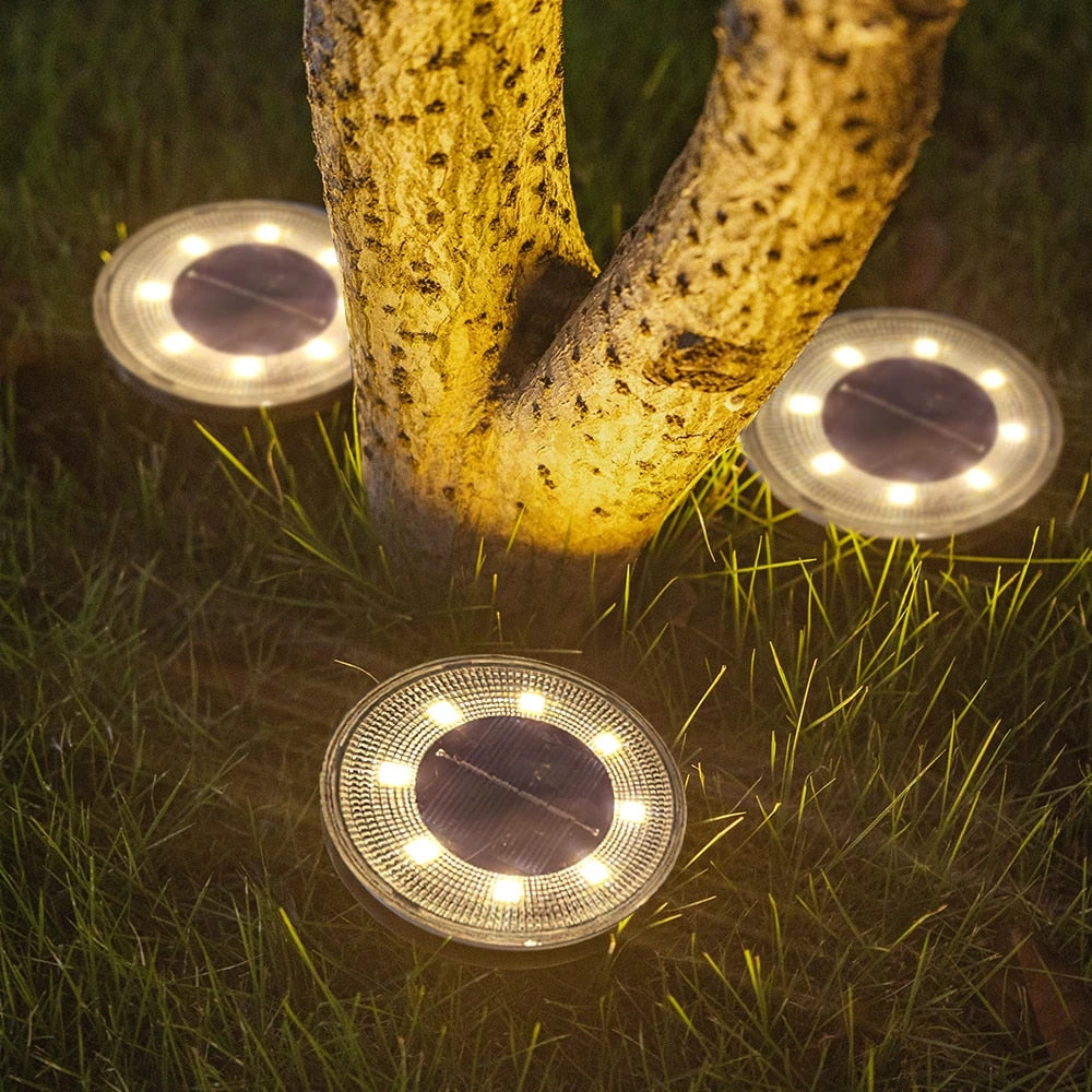 Solar Ground Garden Spotlights