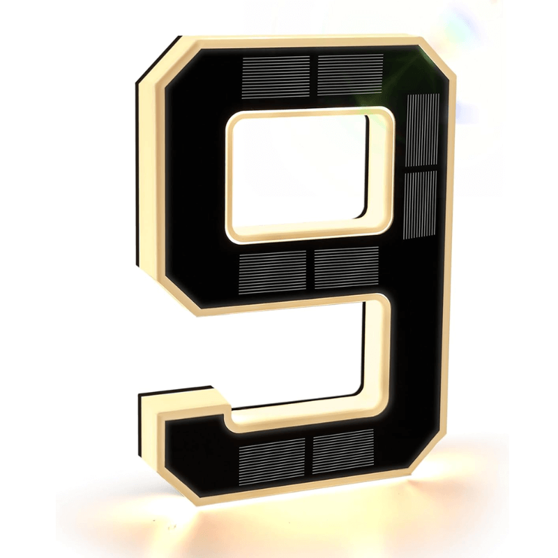 Solar House Number Light for Clear Visibility and Modern Entryways