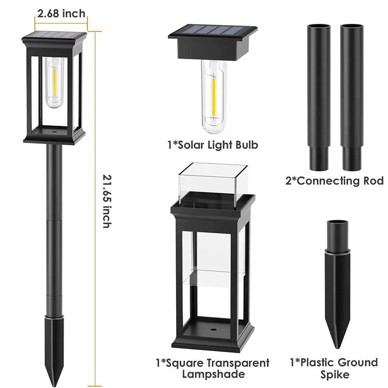 Solar Pathway Light for Elegant Outdoor Illumination and Ambience