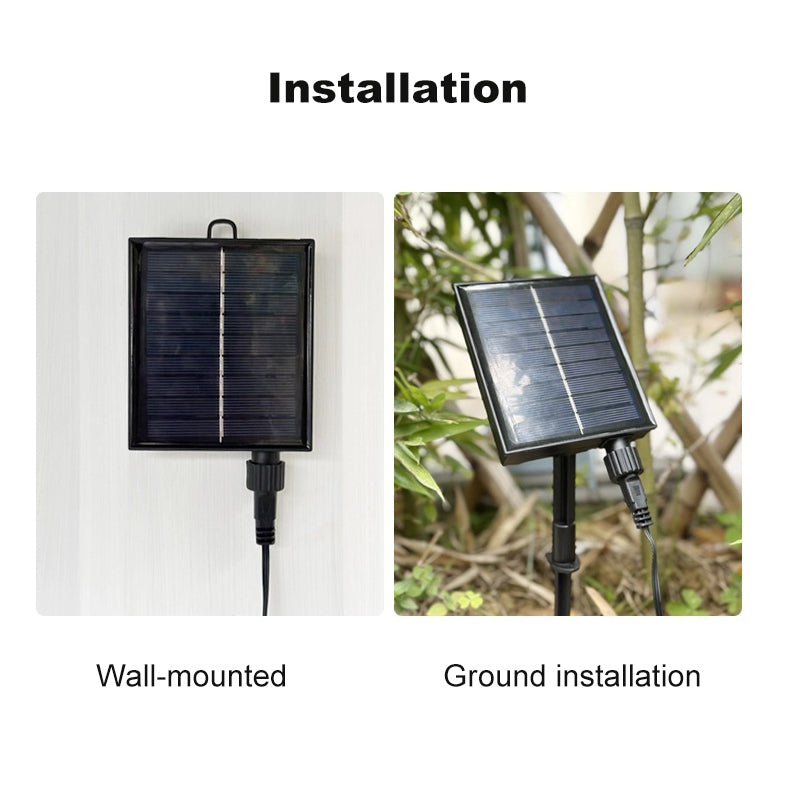Solar Pool Fountain with LED Lights for Cooling and Ambience
