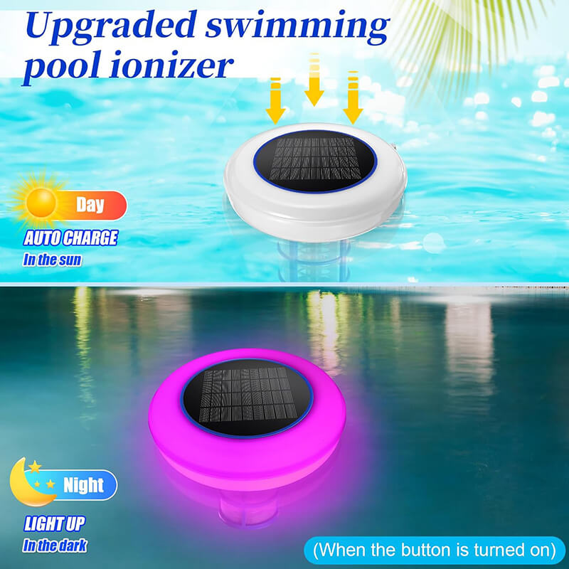 Solar Pool Ionizer for Clear Water and Eco-Friendly Pool Care