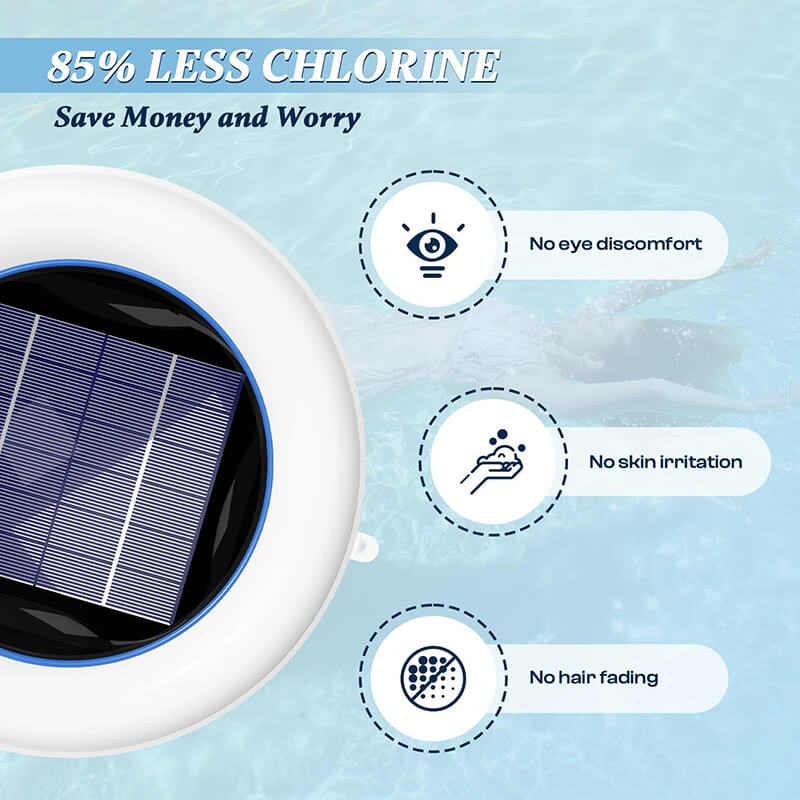 Solar Pool Ionizer for Clear Water and Eco-Friendly Pool Care