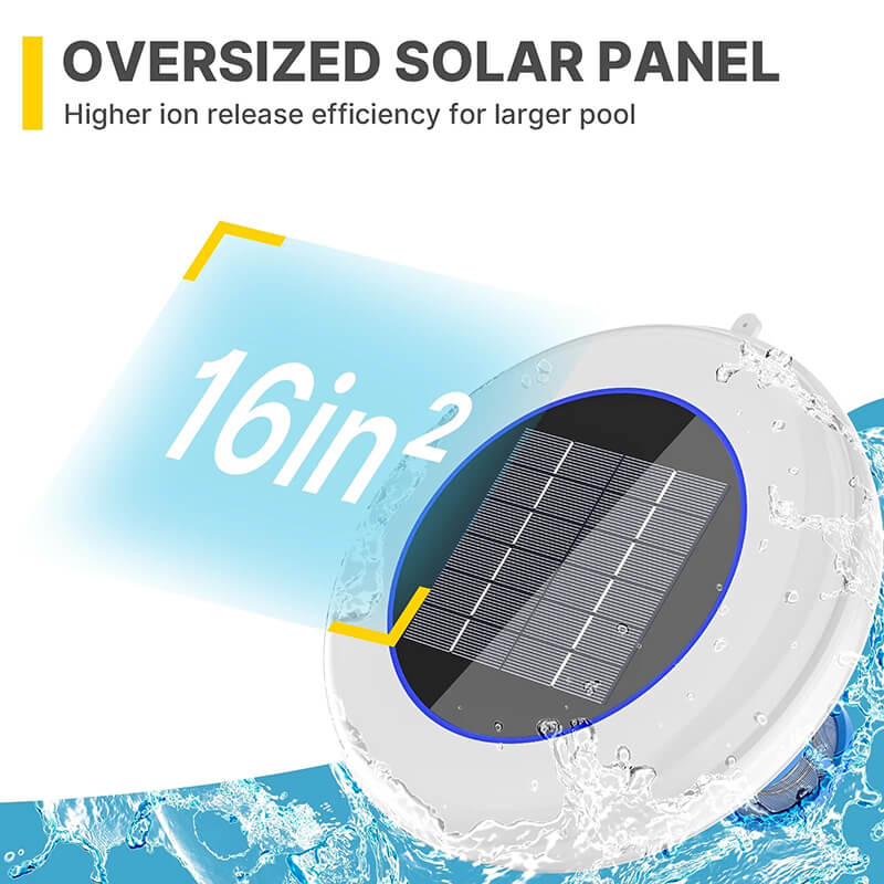 Solar Pool Ionizer for Clear Water and Eco-Friendly Pool Care