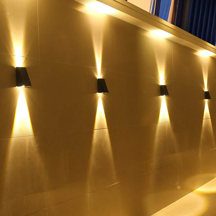 Solar Wall Light with Up Down LED Glow