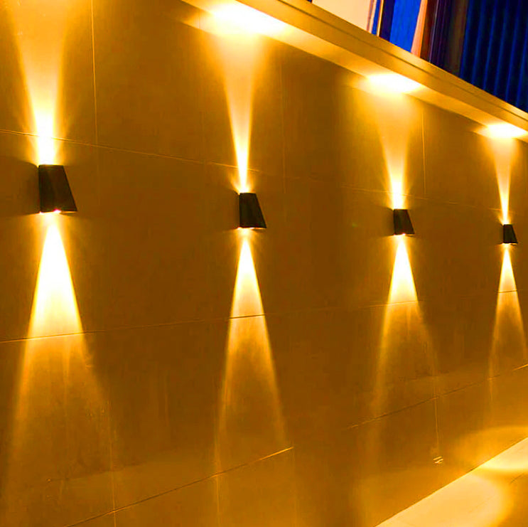 Solar Wall Light with Up Down LED Glow