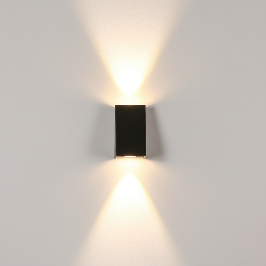 Solar Wall Light with Up Down LED Glow