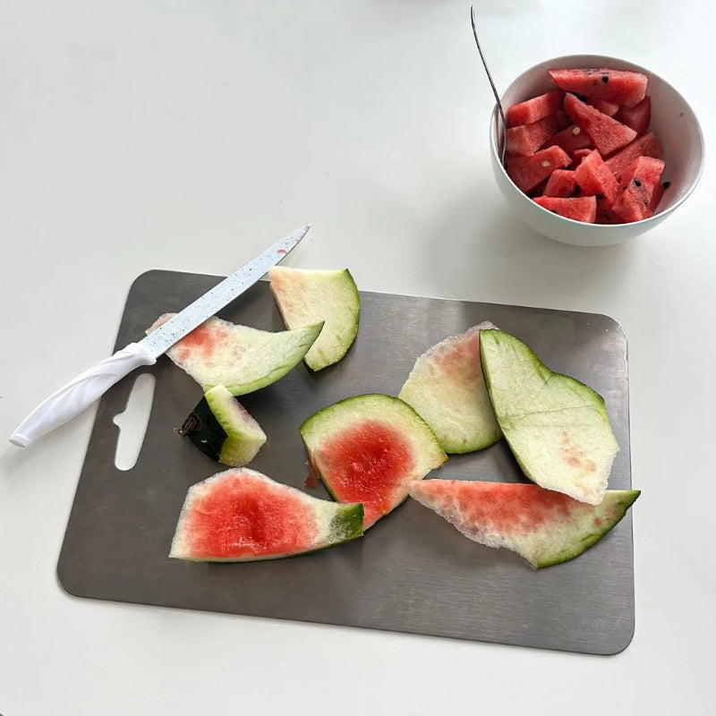 Stainless Steel Cutting Board Set for Hygienic Meal Prep