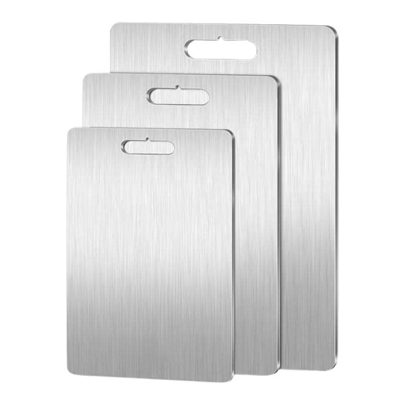 Stainless Steel Cutting Board Set for Hygienic Meal Prep