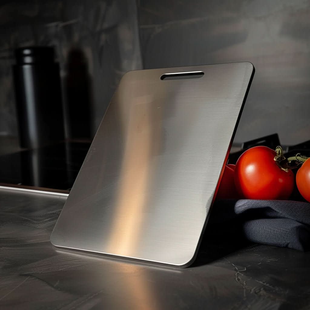 Stainless Steel Cutting Board with Non Porous Surface