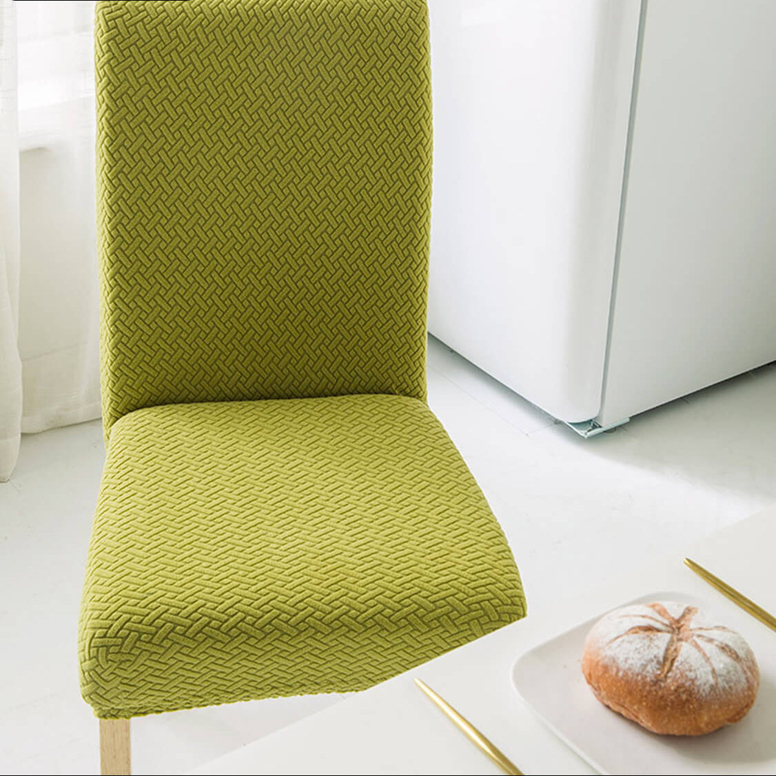 Stretch Chair Covers for Elegant Dining and Everyday Protection