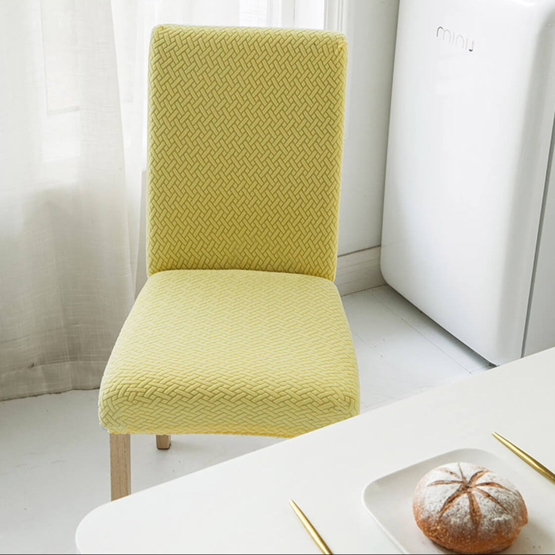 Stretch Chair Covers for Elegant Dining and Everyday Protection