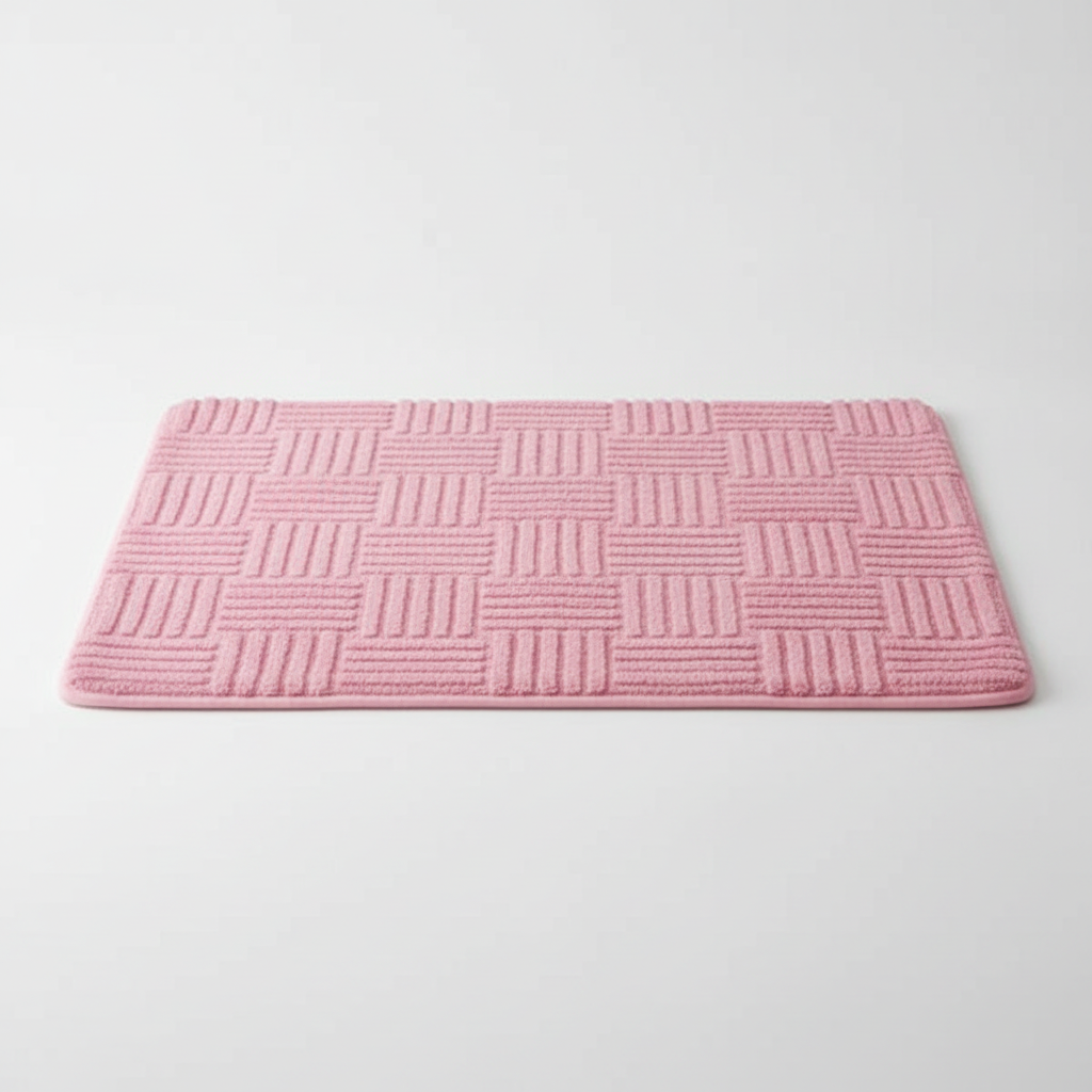 Striped Shower Mats with Thick Absorbent Design