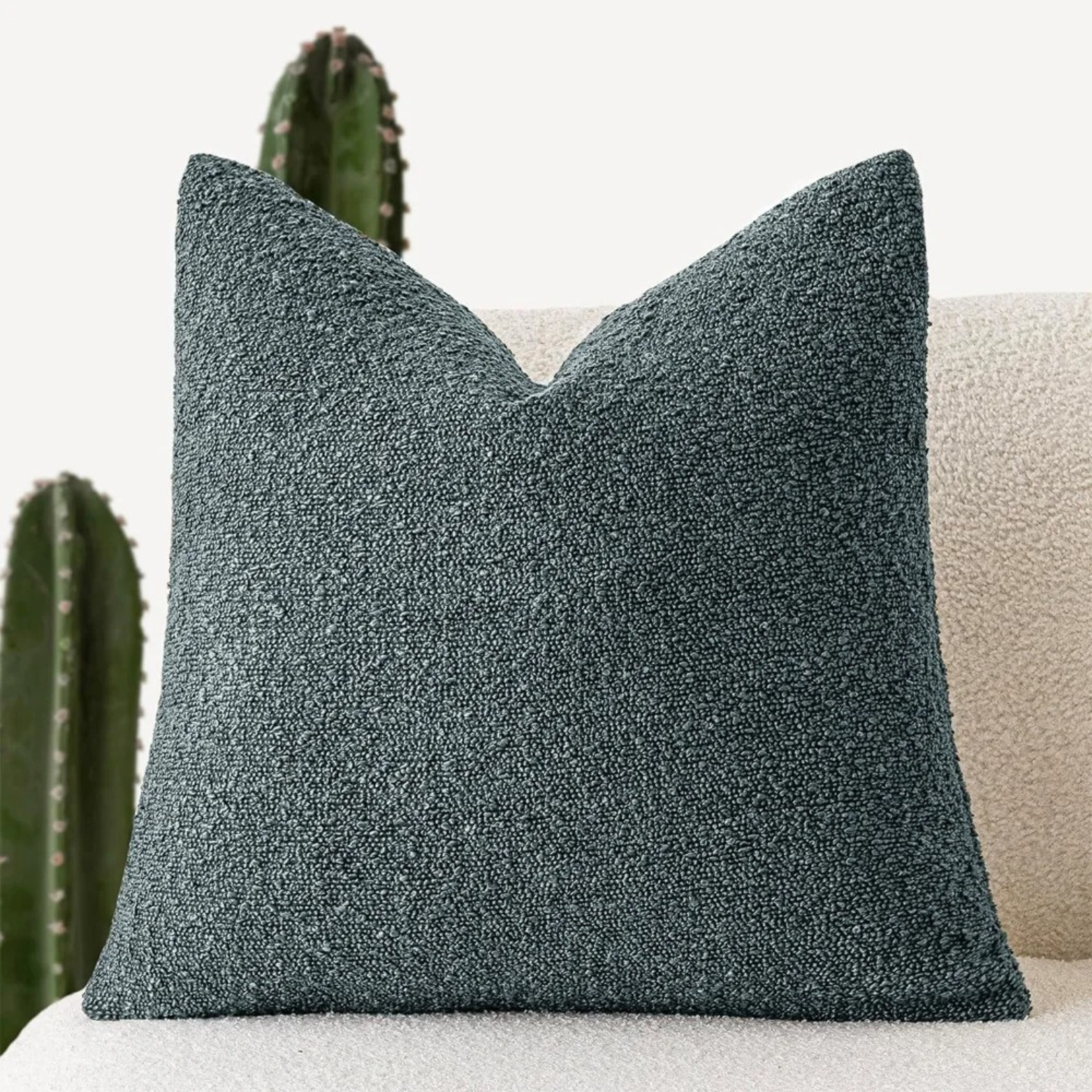 Textured Bouclé Cushion Cover for Elegant Home Styling