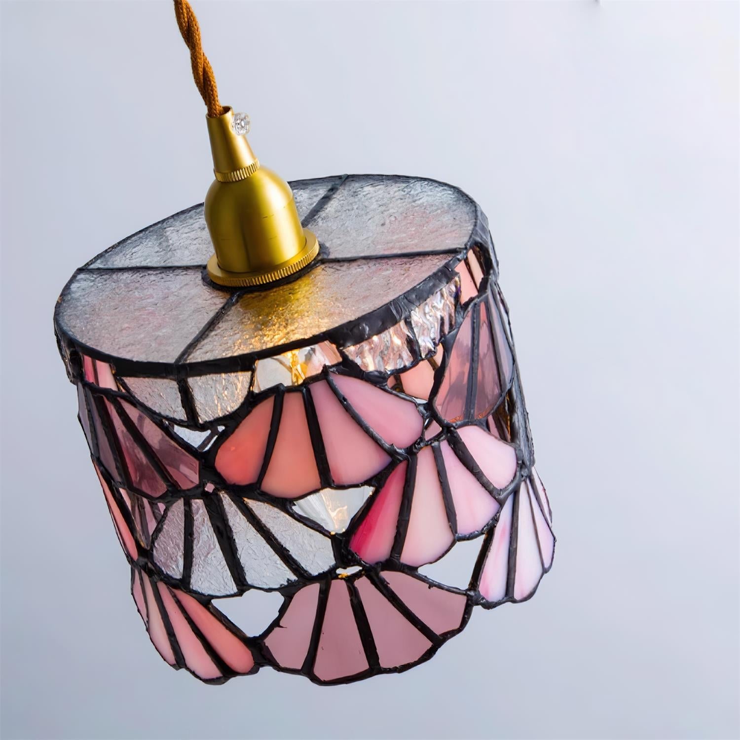 Tiffany Stained Glass Pendant Lantern