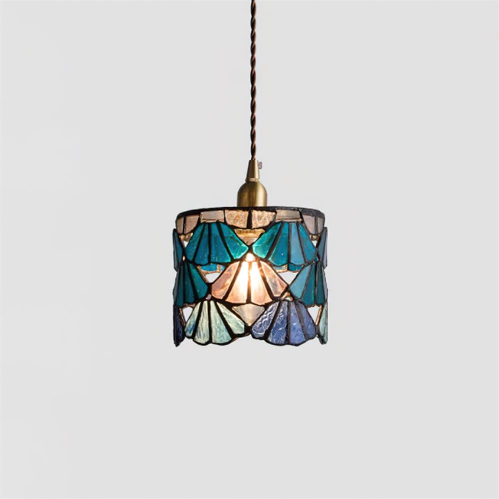 Tiffany Stained Glass Pendant Lantern