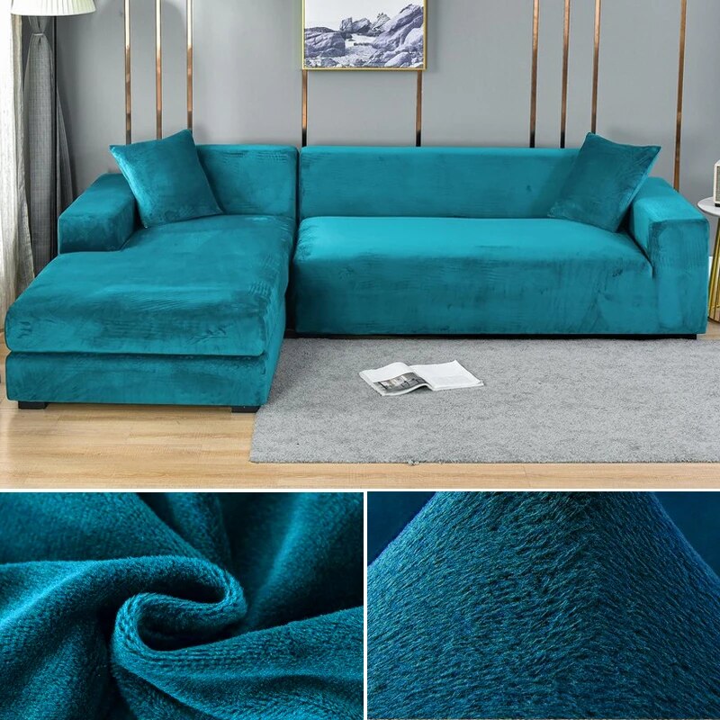 Velvet Sofa Cover for Elegant Protection and Modern Living
