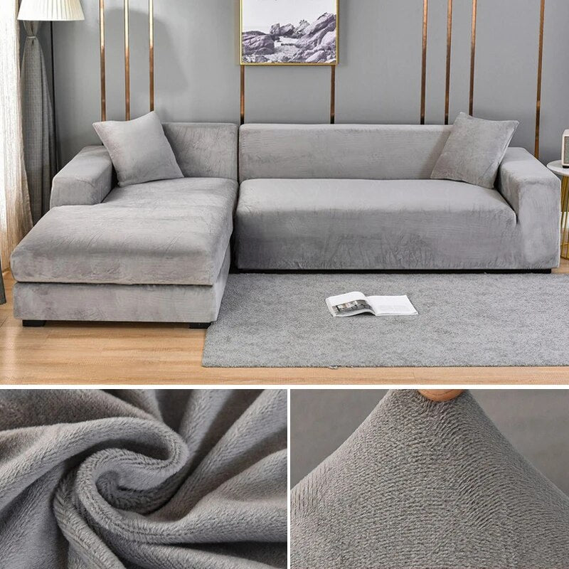 Velvet Sofa Cover for Elegant Protection and Modern Living