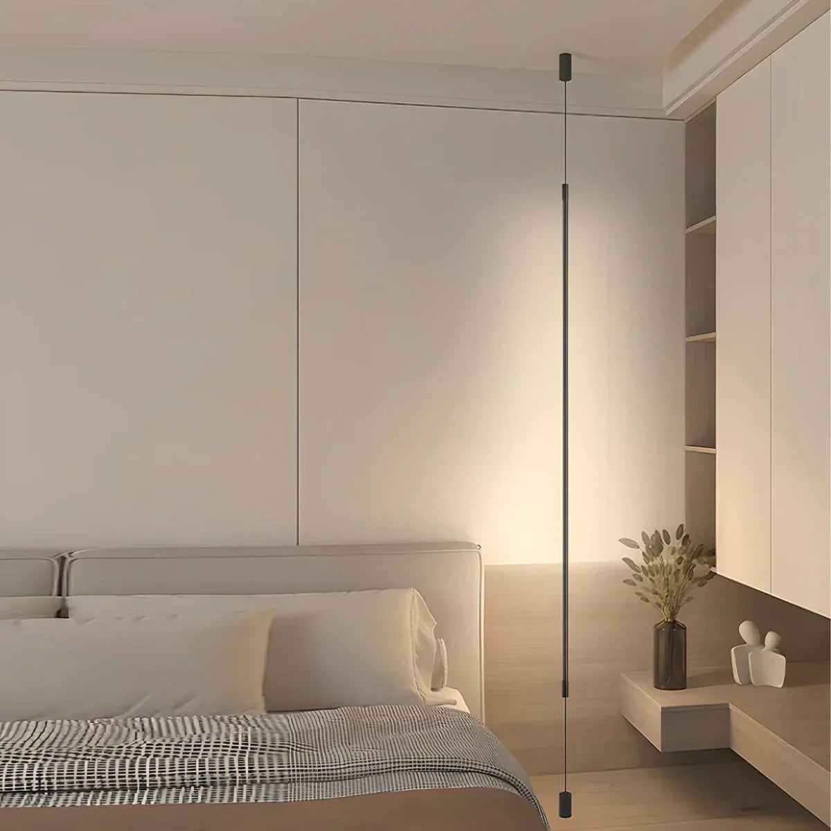Vertical Line Floor-to-Ceiling LED Lamp
