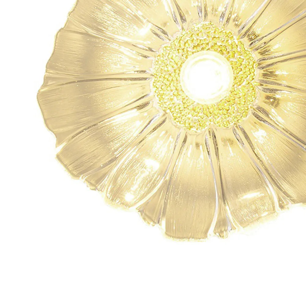Vintage Glass Flower Flush Mount Ceiling Light