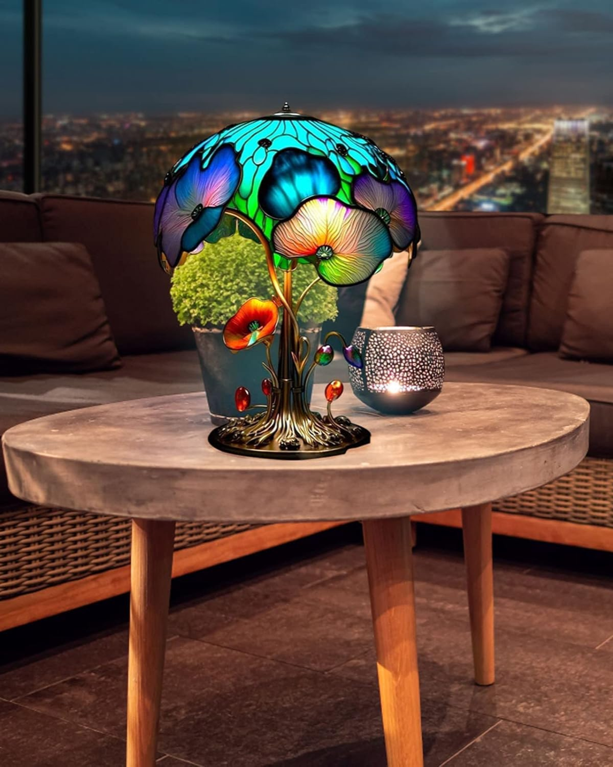 Vintage Mushroom Table Lamp with Whimsical Retro Design