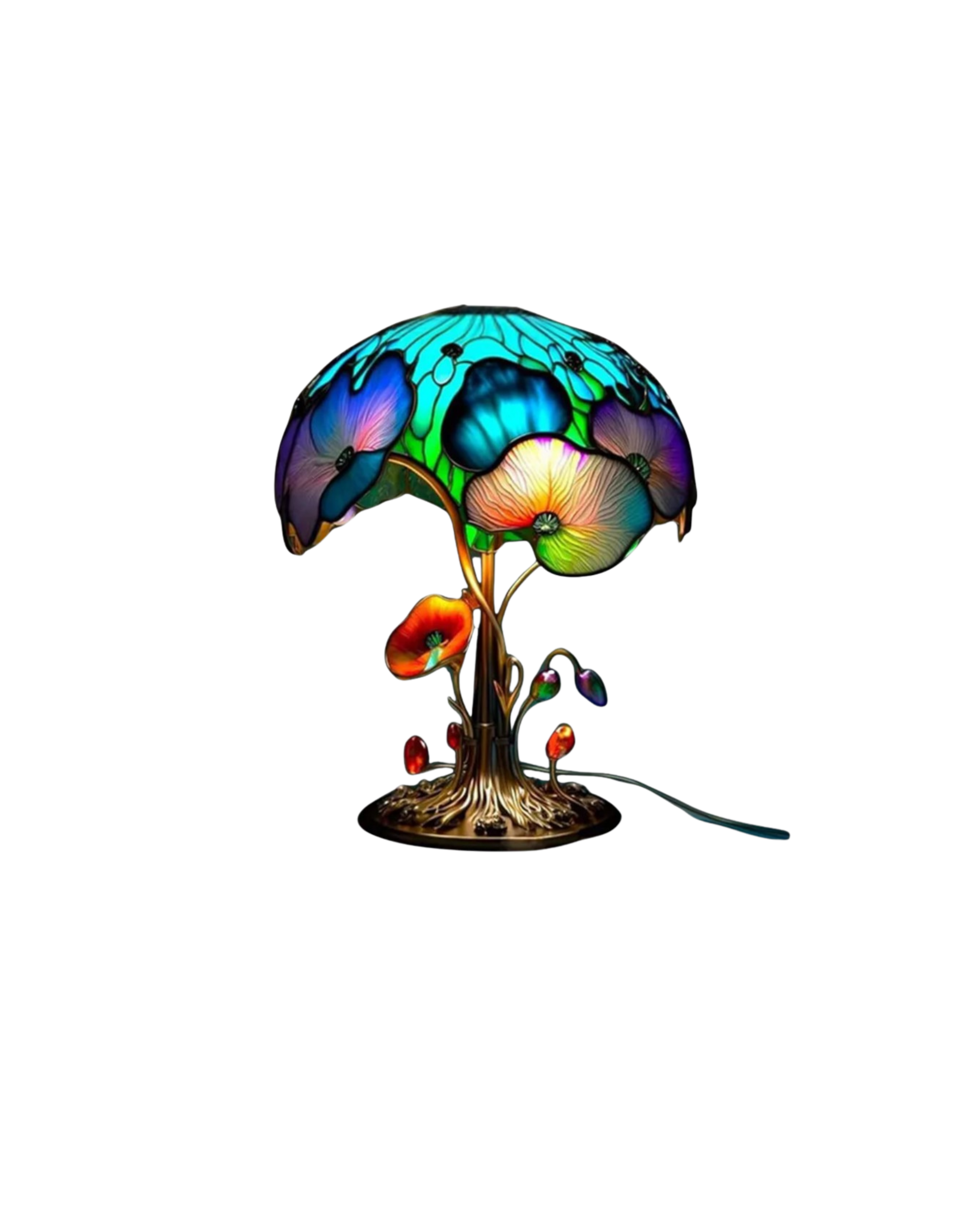 Vintage Mushroom Table Lamp with Whimsical Retro Design